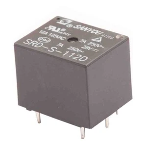 2X SRD-S-112D Sealed Type 1 Pole 12V DC Power Relay 12A 125VAC - Imagen 1 de 5