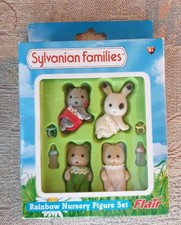 Sylvanian Families Rainbow Nursery Figure Set 4508 box Babies BlackBerry rabbit