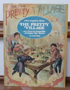 The NEW PRETTY VILLAGE McLoughlin Bros Paper Toy Town 1980 Dover Reprint - NEW - Picture 1 of 12