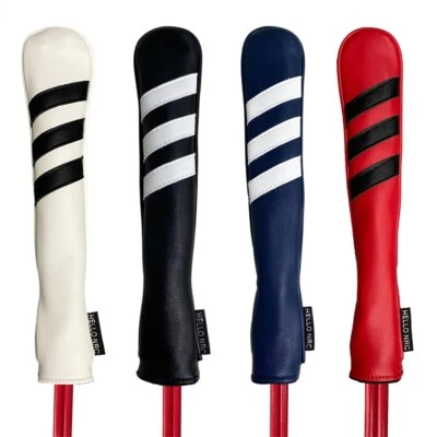 New Classic Stripes Red/White/Black/Navy Blue Golf Alignment Stick Head Cover