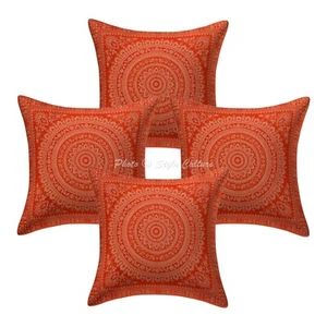 Brocade Jacquard Cushion Cover Sofa Cover Ethnic Decorative Bohemian Home Decor - Picture 1 of 6