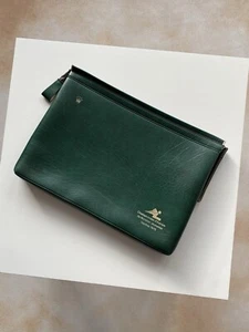 1975 Rolex Championnats d'Europe Geneva Documents Bag Vintage Green - Picture 1 of 16