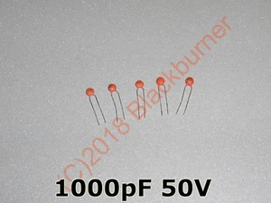 102p 5, 10, 20 Stck. 1000pF 1nF 50V DIP Keramik Kondensator Capacitor Kerko - Bild 1 von 4