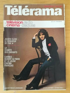 TELEVISION PROGRAMMES TELE TELERAMA N°1427 MAI 1977 JULIEN CLERC - Picture 1 of 1
