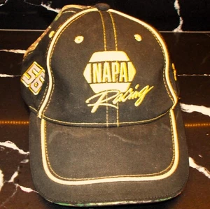 NAPA RACING #56 hat / cap, Martin Truex Jr. black/yellow/camo, adjustable strap - Picture 1 of 5