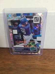 2022 Donruss Rated Prospects Silver #10 Andy Pages /349 - Los Angeles Dodgers