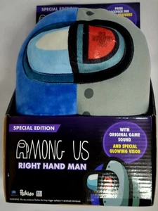 Toikido Among Us Peluche Uomo Destro Edizione Speciale Visiera Luminosa Gioco Suoni - Foto 1 di 4