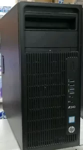HP Z240 Tower Workstation E3-1220 V5 8GB 1TB, DVDRW W10 PRO - Picture 1 of 4
