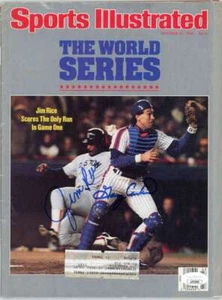 Jim Rice / Gary Carter Mets Autographed 1986 Sports Illustrated JSA Authentic - Picture 1 of 1