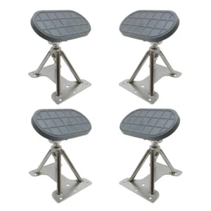 6" Boat Dinghy Tender JetSki Support Chocks, Set of 4 Swivel Support with Pad - Picture 1 of 5