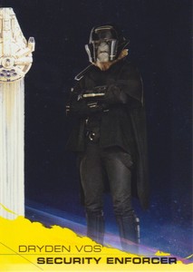 2018 Solo A Star Wars Story Yellow #33 Dryden Vos' Security Enforcer