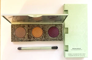 Mally Effortless Airbrush Eye Shadow Trio with brush - Brown & Plum Tones - Picture 1 of 3