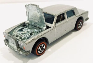 Hot Wheels Redline 1969 Rolls Royce Silver Shadow, HK, Gray, EXCELLENT - Picture 1 of 10