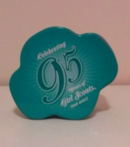 Celebrating 95 Years Of Girl Scouts Cookie Tin - Picture 1 of 10