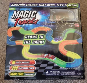 Magic Tracks 200 Piece Glow Track 10 ft w/ Race Car As Seen On TV - Picture 1 of 5