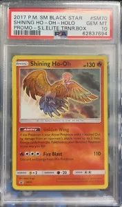 Pokemon Shining Legends Shining Ho-Oh SM70 Black Star Promo PSA 10 - Foto 1 di 1