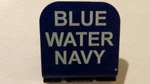 Blue Water Navy Laser Etched Aluminum Hat Clip Brim-it - Picture 1 of 8