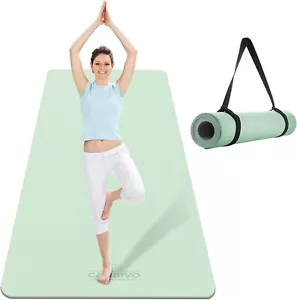 Extra Wide TPE Yoga Mat 183 * 81cm*6mm , SGS Certified for Women and Men - Picture 1 of 7