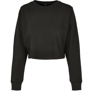 Cotton Addict Womens Terry Cropped Crewneck Sweatshirt - Picture 1 of 1