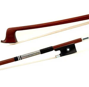 E.Sartory Copy Master Antique Pernambuco Violin Bow 4/4 Ebony Parisan eye Silver - Picture 1 of 18