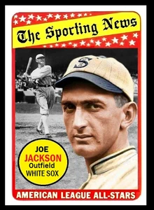 1969 JOE JACKSON ALL STAR CARD PERSONALLY MADE MT - Picture 1 of 1