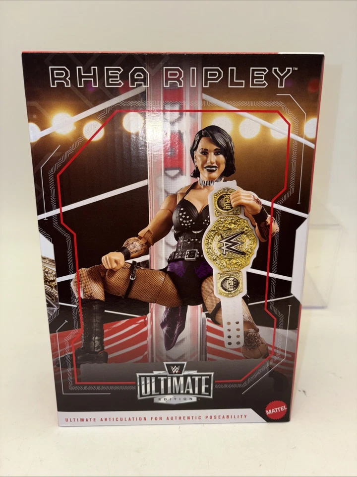 Mattel Creations Wwe Ultimate Edition Rhea Ripley Figure New In Box - Image 1 of 4