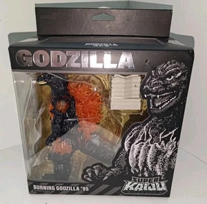 Figura de acción Super 7 Burning Godzilla '95 Super Kaiju juguete Toho coleccionable - Imagen 1 de 7