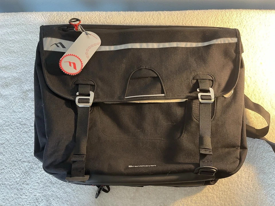 Bolsa carteiro Brenthaven Velo Messenger Deadstock viagem de bicicleta nova com etiquetas - Imagem 1 de 4