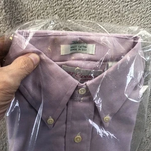 NEW BF Gooney Mens Dress Shirt Size 14.5 Neck Classic Pink Button Down Workwear - Picture 1 of 6