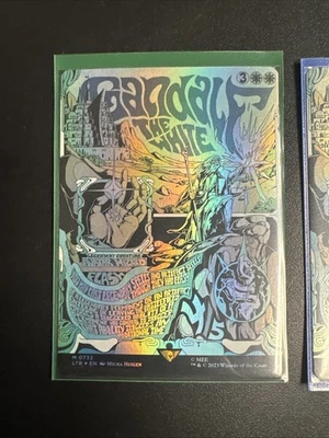 Gandalf the White Poster Foil NM LOTR Mtg - Image 1 of 2