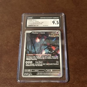 2024 POKEMON SVP EN-SV BLACK STAR PROMO #097 FLUTTER MANE CGC 9.5 Mint + - Picture 1 of 2