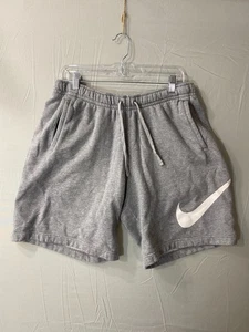 Pantalones cortos de club para hombre Nike, ropa deportiva, talla XL, con bolsillos, polar gris, usados - Imagen 1 de 14