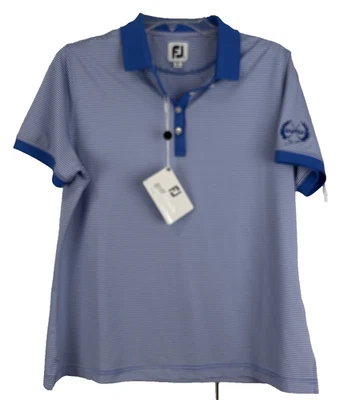 Nuevo con etiquetas Polo de golf Lisle Feeder a rayas Footjoy para hombre GRANDE Idlewild CC Flossmoor IL Foto 1 de 4