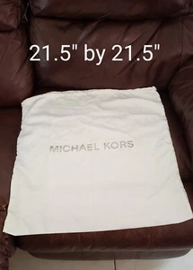 Michael Kors Logo Dust Cover Bag w/Drawstring 21.5" x 21.5" for Handbag Storage  - Picture 1 of 1
