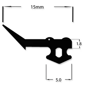 REPLACEMENT BLACK E GASKET DOUBLE GLAZING PVC WINDOW DOOR RUBBER SEAL PP711 - Picture 1 of 1