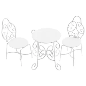 Tea Table and Chair Combination Model Dollhouse Bonsai Furniture Ornaments - Picture 1 of 12