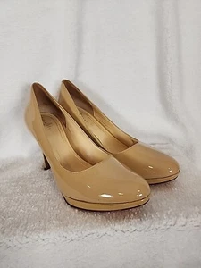 Cole Haan NikeAir Nude Lackleder High Heel Slipper Dressing Pump 8,5 B - Bild 1 von 19