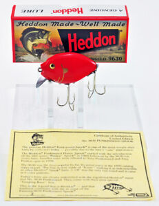 HEDDON PUNKINSEED 1ST 9630 FISHING LURE LURE BOX SET #1 12