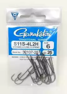 Gancio Gamakatsu S11S-4L2H - confezione da 25 - Foto 1 di 3