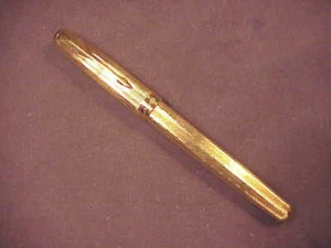 * PARKER SONNET, GOLD LUSTER FOUNTAIN PEN , ALL GP, FRANCE, 18K FINE NIB, - Picture 1 of 8