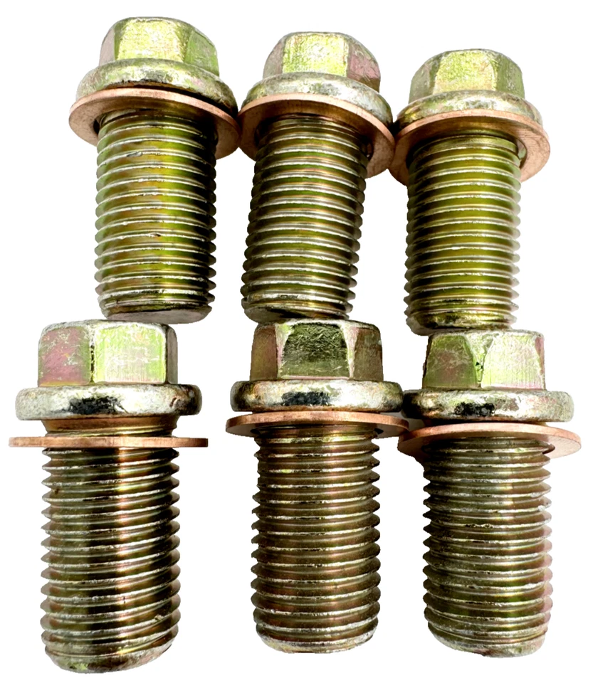 Plugue de drenagem de óleo 6 peças 13mm-14x1.5 (1119970330) para Mercedes-Benz GLC300 2016-2021 - Imagem 1 de 2