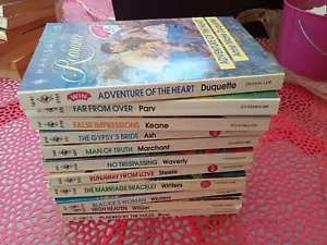 Harlequin Romance Mixed Lot of 11 Vintage Paperback Books Titles Listed 1990s - Picture 1 of 12