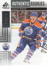 2011-12 SP Game Used Oilers Hockey Card #153 Lennart Petrell RC/699
