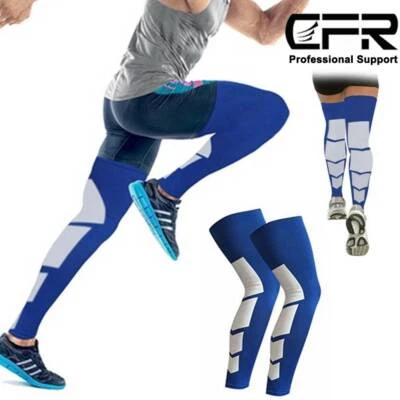 Compression Socks Knee High Support Stockings Leg Thigh Sleeve Sports Men Women - Image 1 of 4