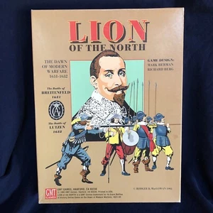 Game - LION OF THE NORTH -Dawn of Modern Warfare 1631-32 UNPUNCHED GMT 1993 - Picture 1 of 7