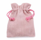 Cotton Linen Drawstring Gift Bags Jewellery Pouches High Quality Wholesale