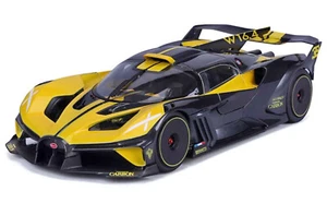 Bburago 1:18 Bugatti Chiron Bolide Diecast Model Racing Car Yellow New in Box - Picture 1 of 4