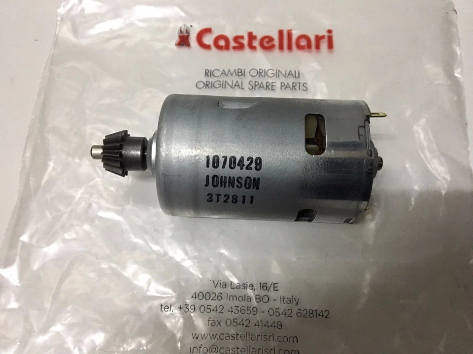 SET MOTORE CASTELLARI PER ABBACCHIATORE RACCOGLI OLIVE A BATTERIA OLIVANCE 12V