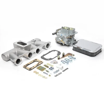 Kit carburador Sunbeam Alpine 1725 Weber DGV incluye acoplamiento y aislante Foto 1 de 4