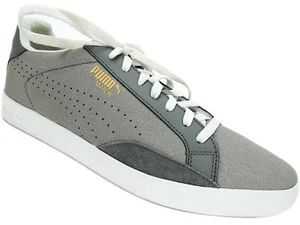 PUMA Damen Match Lo Canvas Sport Turnschuhe FG-Vaporous Grau-PC Größe 11 M - Bild 1 von 6